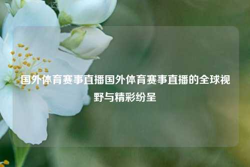 国外体育赛事直播国外体育赛事直播的全球视野与精彩纷呈