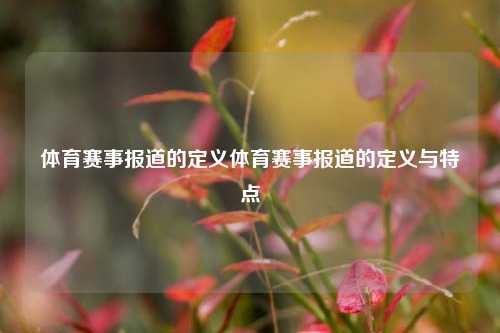 体育赛事报道的定义体育赛事报道的定义与特点