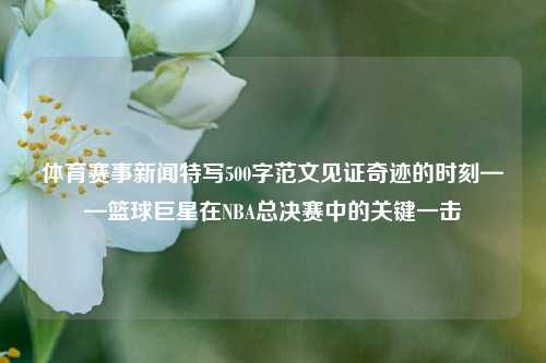 体育赛事新闻特写500字范文见证奇迹的时刻——篮球巨星在NBA总决赛中的关键一击