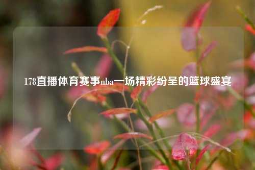 178直播体育赛事nba一场精彩纷呈的篮球盛宴