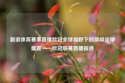 新浪体育赛事直播欧冠全球视野下的顶级足球盛宴——欧冠联赛直播报道