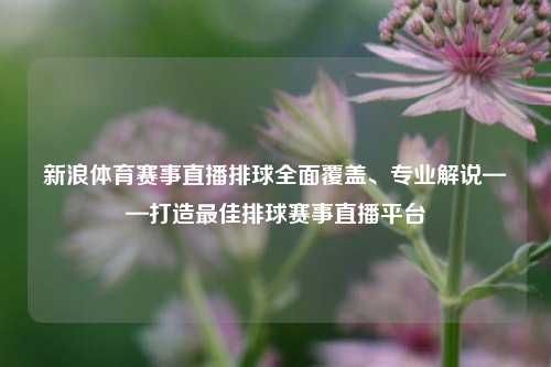 新浪体育赛事直播排球全面覆盖、专业解说——打造最佳排球赛事直播平台