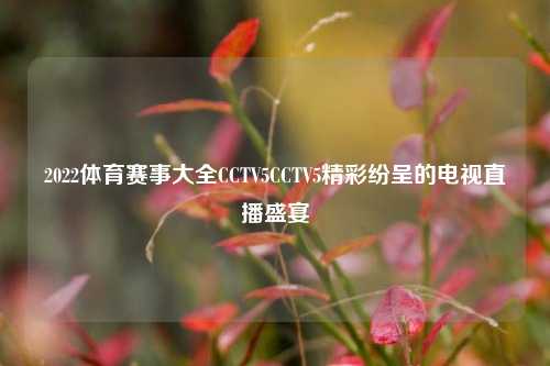 2022体育赛事大全CCTV5CCTV5精彩纷呈的电视直播盛宴
