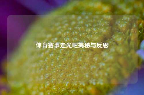 体育赛事走光吧揭秘与反思