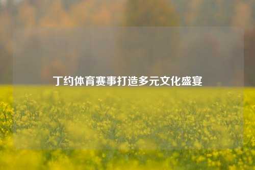 丁约体育赛事打造多元文化盛宴